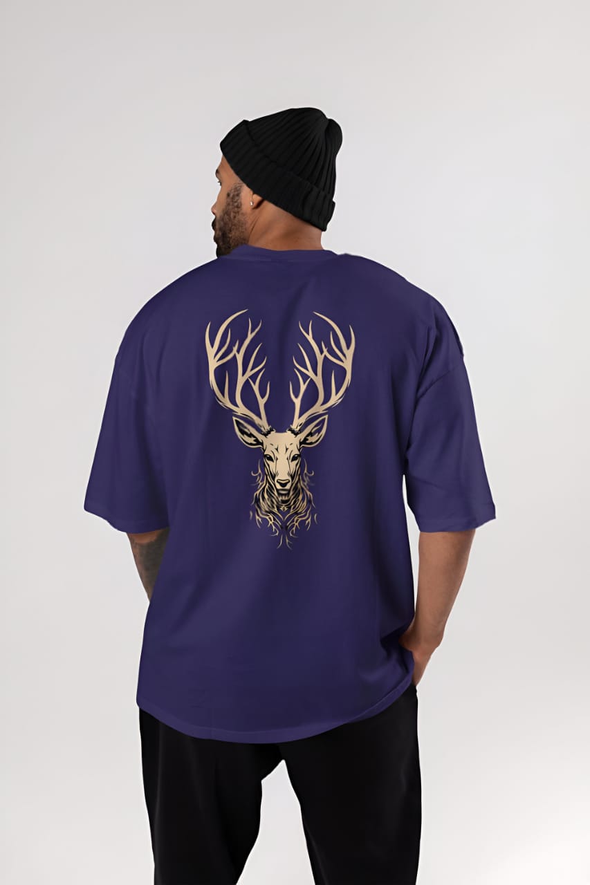 MEN'S CLASSIC OVERSIZED DEER TSHIRT
