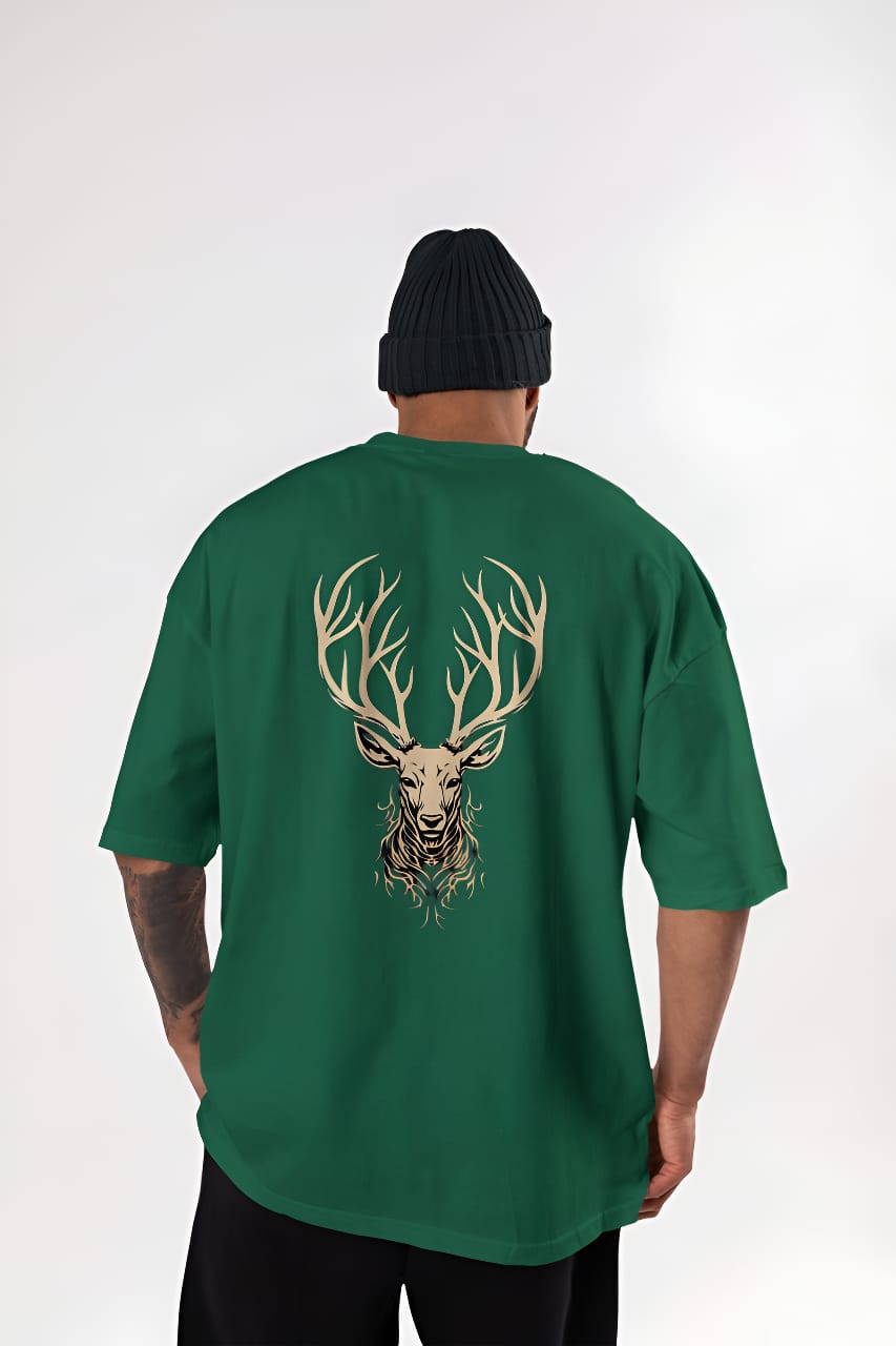 MEN'S CLASSIC OVERSIZED DEER TSHIRT