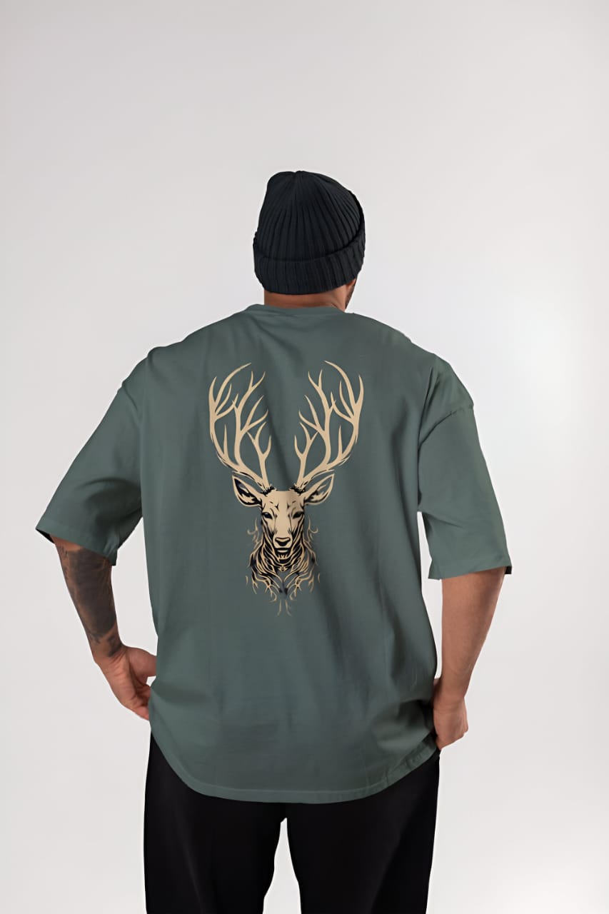 MEN'S CLASSIC OVERSIZED DEER TSHIRT